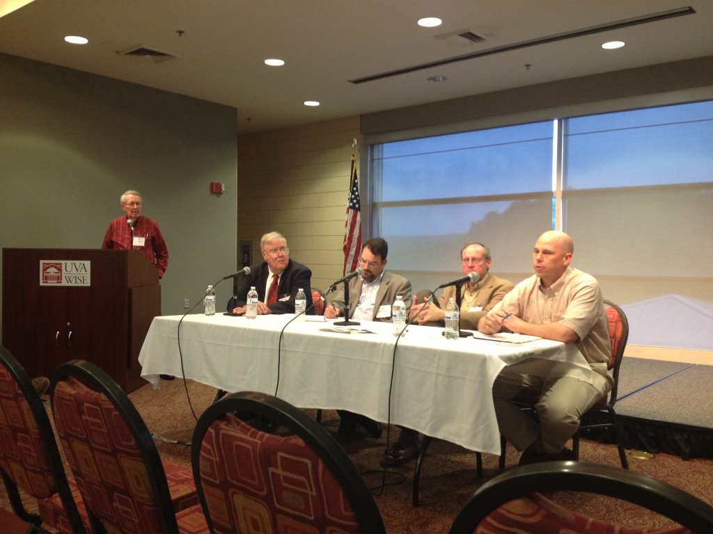 Speakers at table