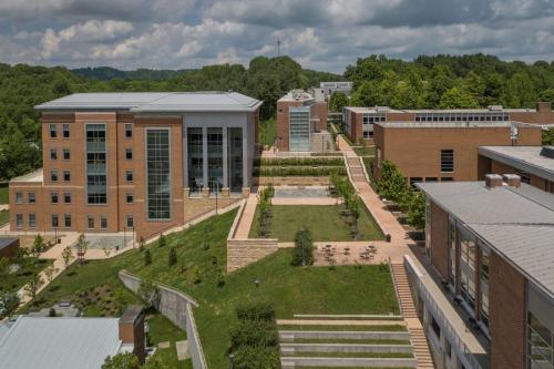 UVA Wise campus view of the library